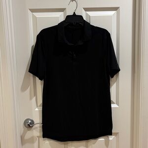 Men's Lululemon Black Polo Shirt - Classic Performance Fit
